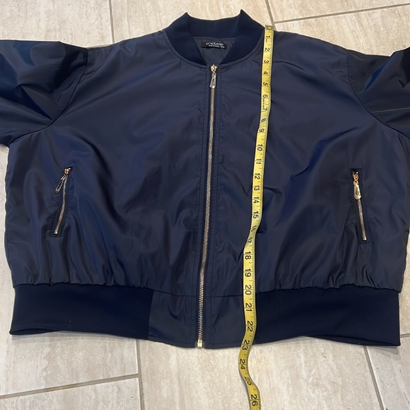 Navy Blue Bomber Jacket - Picture 9 of 9